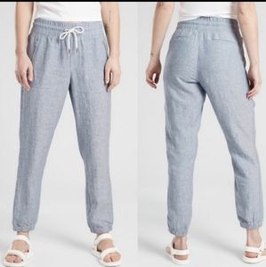 Athleta Cabo Linen Joggers